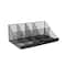 Mind Reader Black 11 Compartment Breakroom Coffee and Condiment Organizer